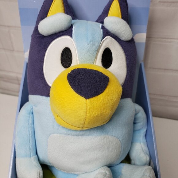 NEW Talking Bluey Dog Plush 13" Musical Stuffed Animal Soft Toy - Picture 1 of 9